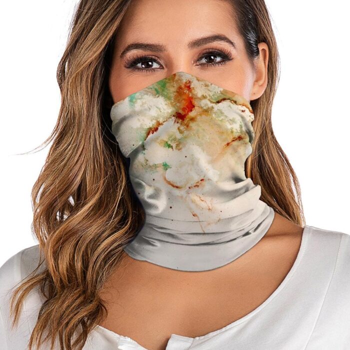 Tie-dye Print Bandana Neck Gaiter Headband Cycling Fishing Mask Scarf Multifunctional Outdoor