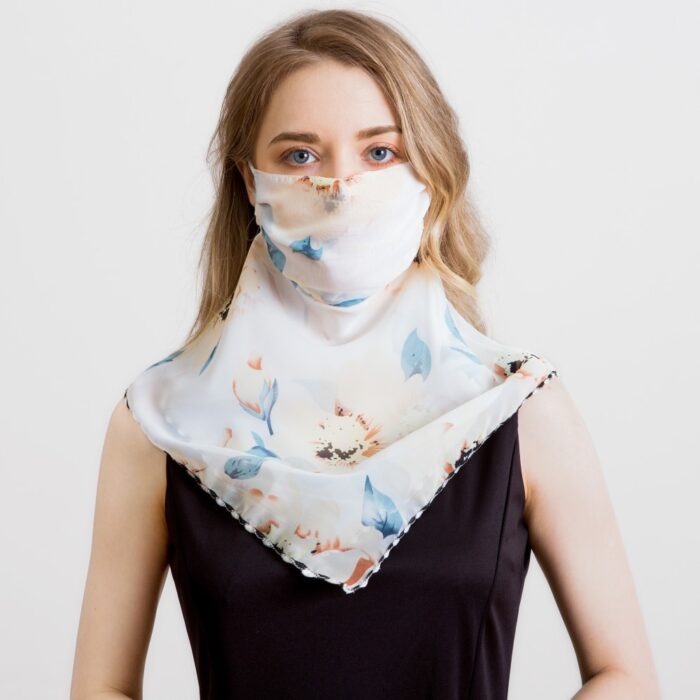 2020 Newest Chiffon Neck Gaiter Mask Scarf Women Sun Protection For Outdoor Riding