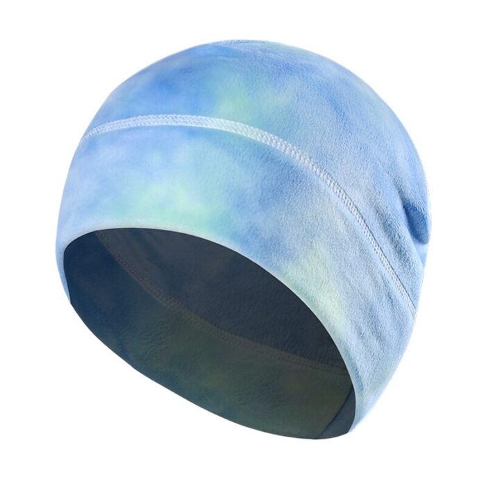 Winter Fleece Neck Gaiter Warm Fishing Scarf Windproof Tie dye Neck Warmer Adjustable Hiking Outdoor Headband Bicycle Bandanas