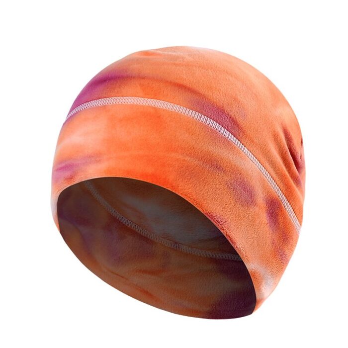 Winter Fleece Neck Gaiter Warm Fishing Scarf Windproof Tie dye Neck Warmer Adjustable Hiking Outdoor Headband Bicycle Bandanas