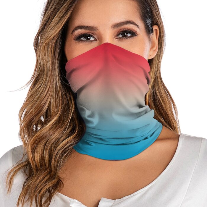 Tie-dye Print Bandana Neck Gaiter Headband Cycling Fishing Mask Scarf Multifunctional Outdoor