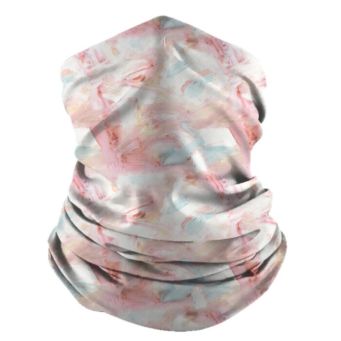 #R30 Tie Dye Print Unisex Bandana Neck Gaiter Tube Headwear For Women Men Face Scarf Outdoor Climbing Hiking Ski Fishing Scarves