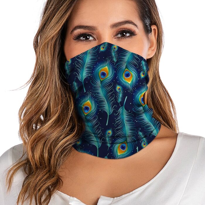 #R30 Tie Dye Print Unisex Bandana Neck Gaiter Tube Headwear For Women Men Face Scarf Outdoor Climbing Hiking Ski Fishing Scarves