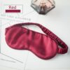 Silk Sleep Eye Mask 19 Momme Mulberry & Blindfold with Elastic Strap Soft Eye Cover Eyeshade for Night Sleeping, Travel, Nap