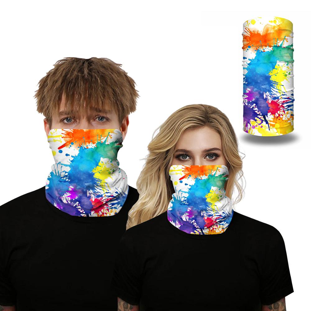 tie dye neck gaiter