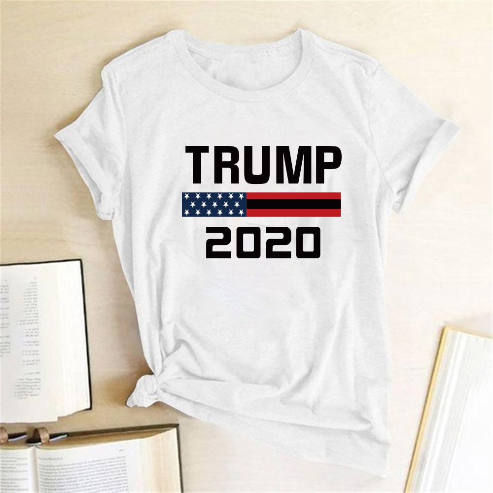 Trump 2020 Letter Printed Make Liberals Cry Again T Shirt Women Hipster T Shirts Short Sleeves Clothes Unique Tees Women Tops