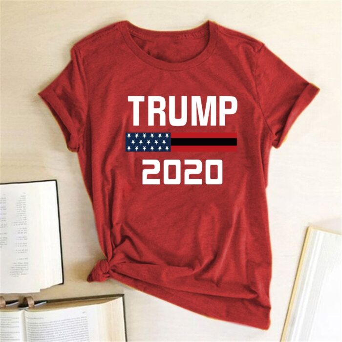 Trump 2020 Letter Printed Make Liberals Cry Again T Shirt Women Hipster T Shirts Short Sleeves Clothes Unique Tees Women Tops