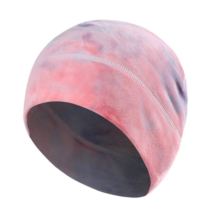 Winter Fleece Neck Gaiter Warm Fishing Scarf Windproof Tie dye Neck Warmer Adjustable Hiking Outdoor Headband Bicycle Bandanas