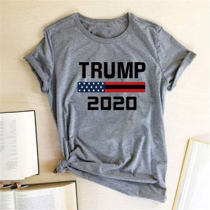 Trump 2020 Letter Printed Make Liberals Cry Again T Shirt Women Hipster T Shirts Short Sleeves Clothes Unique Tees Women Tops