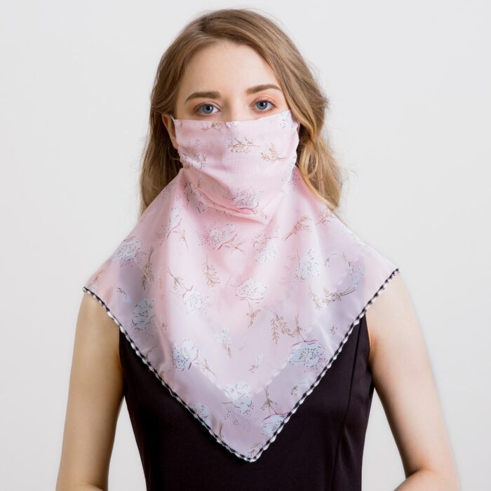 2020 Newest Chiffon Neck Gaiter Mask Scarf Women Sun Protection For Outdoor Riding