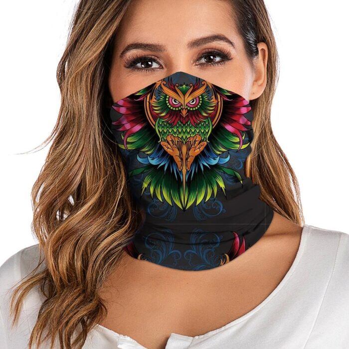 Tie-dye Print Bandana Neck Gaiter Headband Cycling Fishing Mask Scarf Multifunctional Outdoor