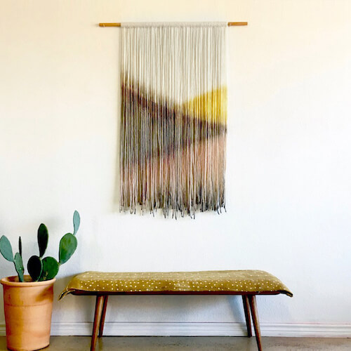 bohemian macrame tapestry