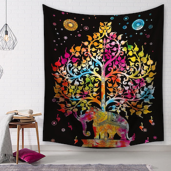 Custom printed tapestry astrology