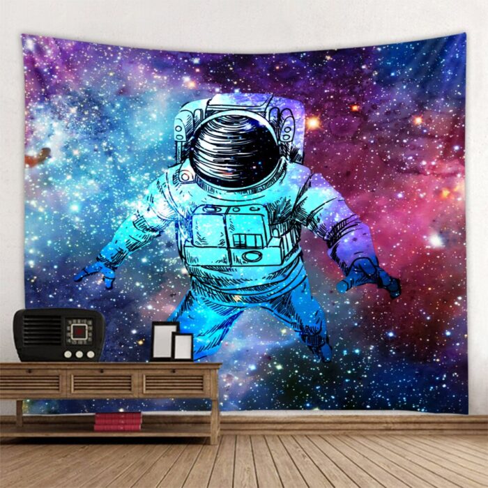 Night sky stars tapestry for ceiling galaxy dorm decoration hanging cover psychedelic