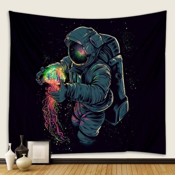 Night sky stars tapestry for ceiling galaxy dorm decoration hanging cover psychedelic