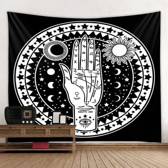 Night sky stars tapestry for ceiling galaxy dorm decoration hanging cover psychedelic
