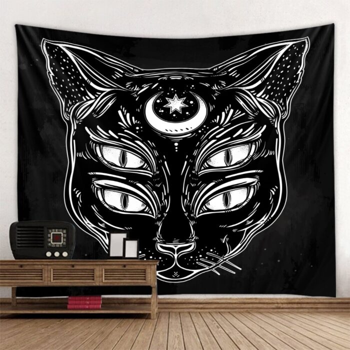 Night sky stars tapestry for ceiling galaxy dorm decoration hanging cover psychedelic