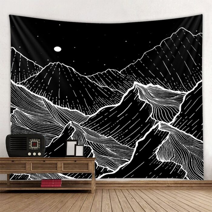 Night sky stars tapestry for ceiling galaxy dorm decoration hanging cover psychedelic