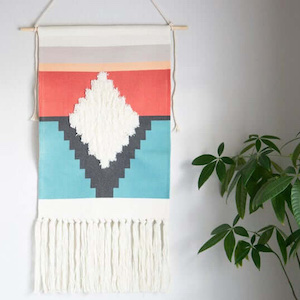 custom tapestry with tassel