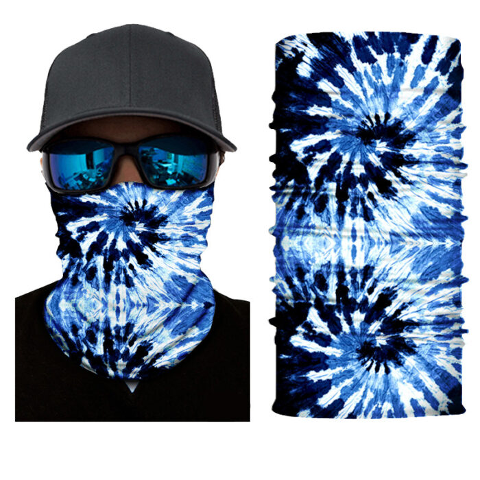 Wholesale Tie Dye Neck Gaiter Classic Pattern Seamless