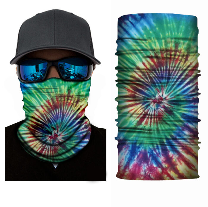 Wholesale Tie Dye Neck Gaiter Classic Pattern Seamless