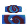 Custom Tie Dye Neck Gaiter Mask Set with Anti Fall off Side Button