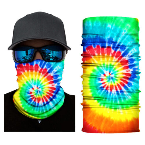 Wholesale Tie Dye Neck Gaiter Classic Pattern Seamless