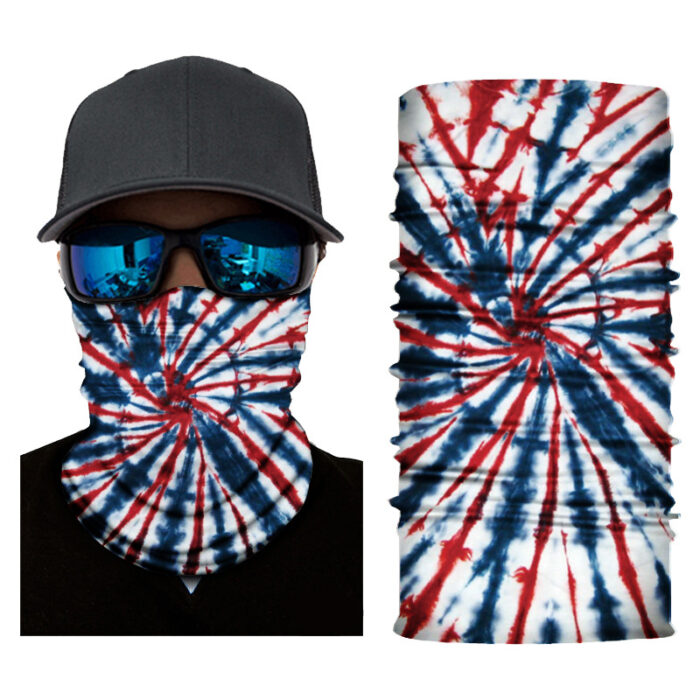 Wholesale Tie Dye Neck Gaiter Classic Pattern Seamless