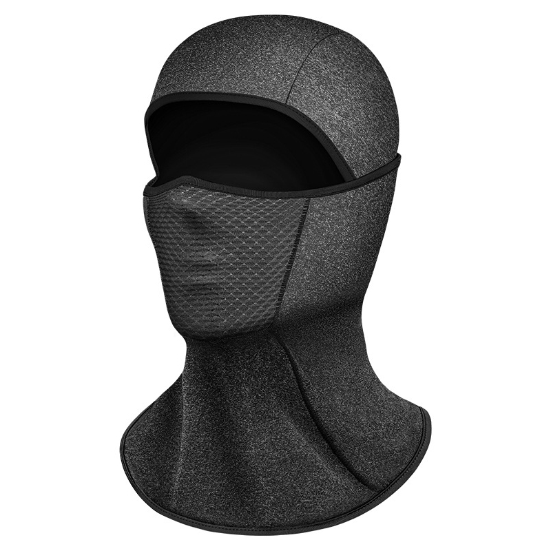 Fuzzy Mask Balaclava Knitted Full Face Ski Mask Winter Windproof Neck  Warmer for Men Women