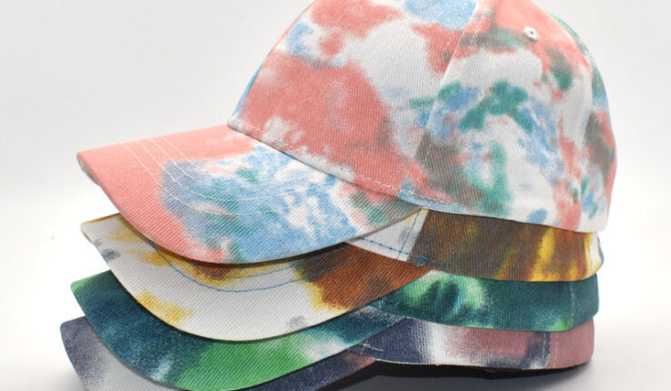 Monogrammed Tie Dye Baseball Trucker Mesh Hat Personalized 