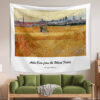 Custom Tapestry with Personalized Design Van Gogh Art Wall Backdrop Image Wall Hanging for Event