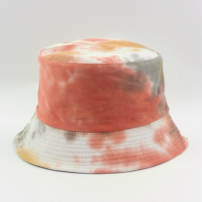 Tie-Dye Bucket Hat Summer Sun Hats Reversible Fishing Hat Graffiti