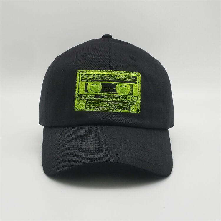 custom dad cap with embroidery