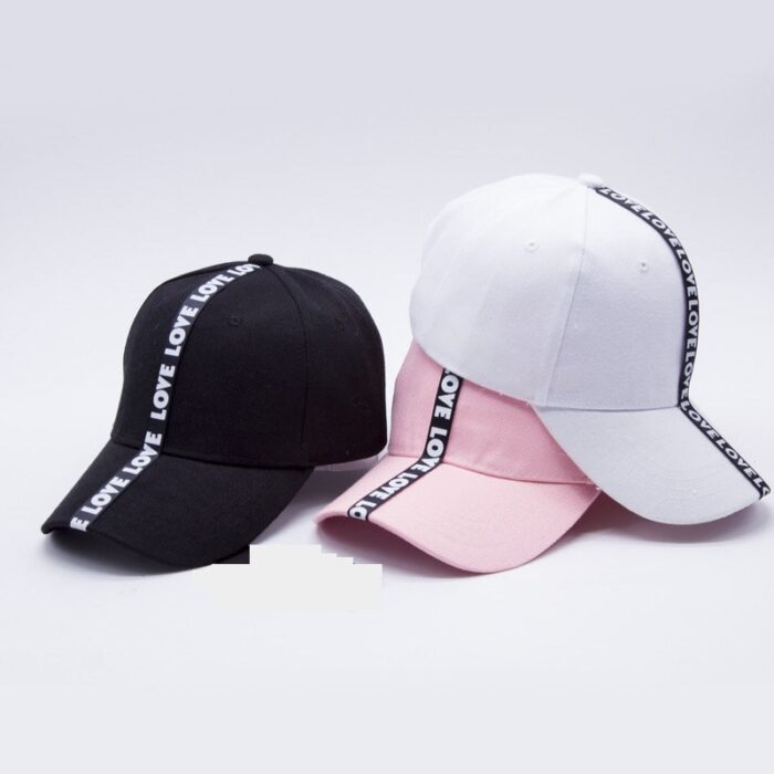 ribbon on baseball cap