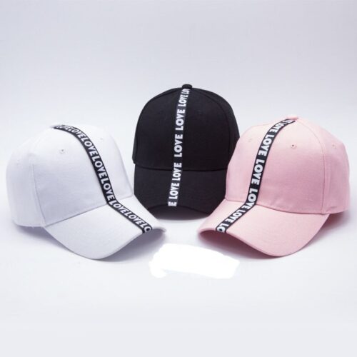 ribbon on baseball cap