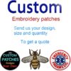 Custom Military Patches Hook and Loop Decorative Stickers Iron on Sew on Embroidery Badges