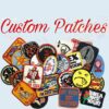 Custom Biker Patches Personalized DIY Logo Military Badge Hook and Loop Iron on PVC Woven Printed Rubber for Clothing Hats
