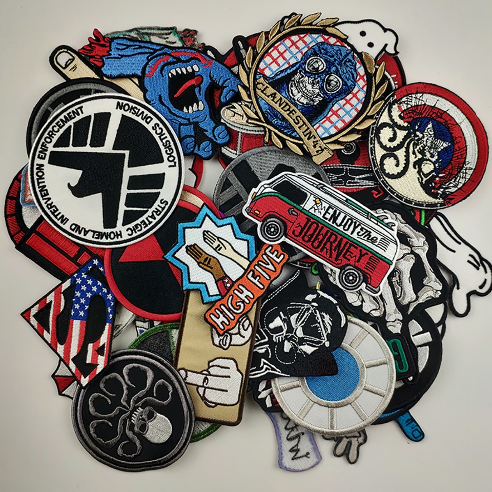 Custom Patches, Embroidery - Woven - Iron On
