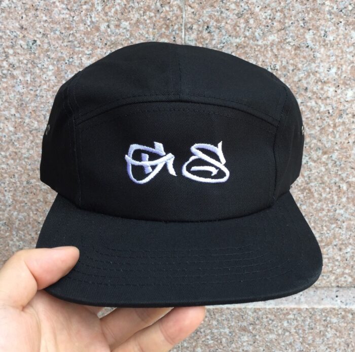 custom five panel cap