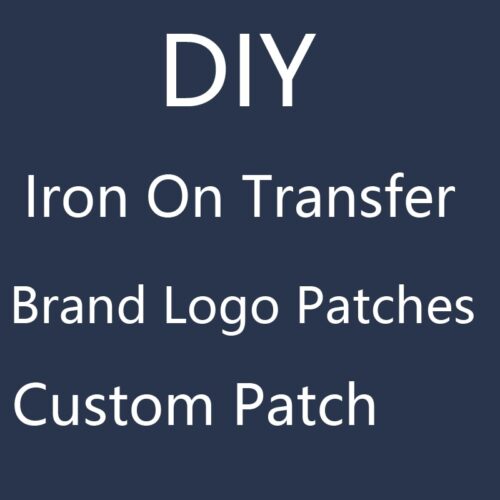 Custom Logo Iron-On Transfer For Clothing Patches DIY Washable T-Shirts  Thermo Sticker Applique