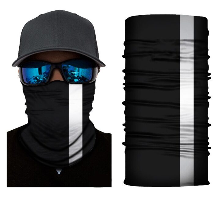 reflective custom neck gaiter