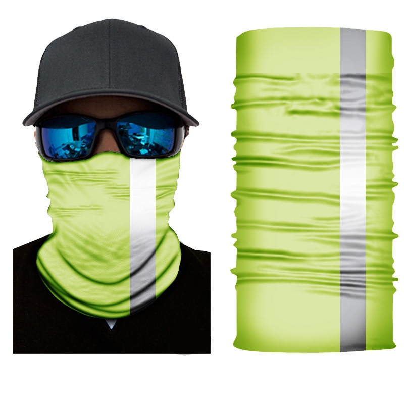 reflective custom neck gaiter