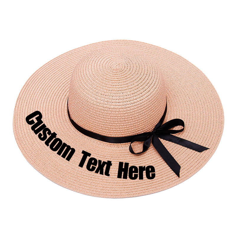 custom straw hat