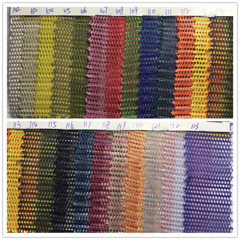 Trucker Hat Polyester Mesh Fabric Color Swatches