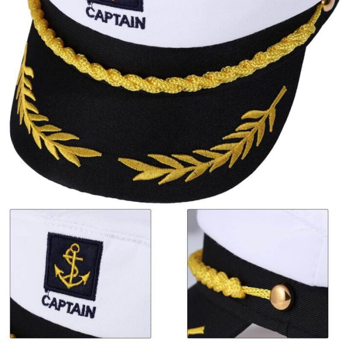 custom boat captain hat wholesale details