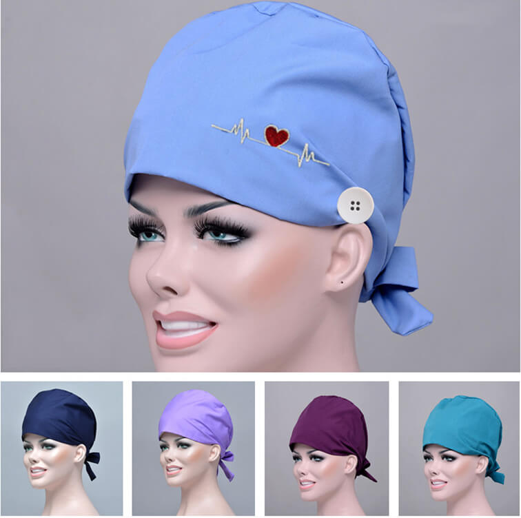 custom scrub cap with button3