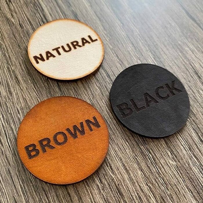 Custom Blank Genuine Leather Patches for Hats with Your Customized Ideas