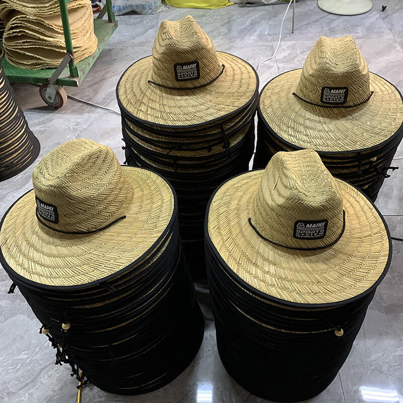 Custom straw hats production