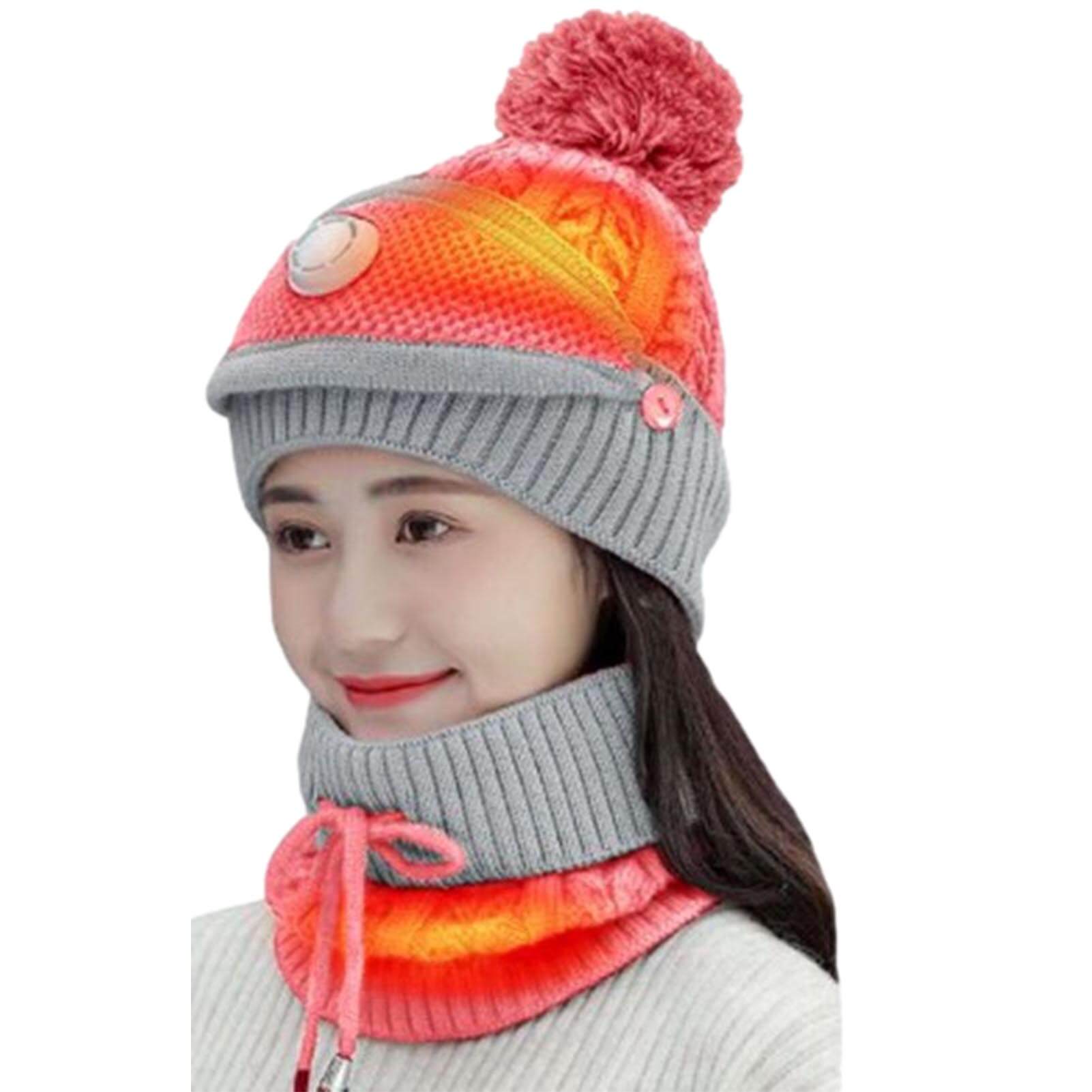 Wholesale Winter Hats Beanies Scarf usb heating