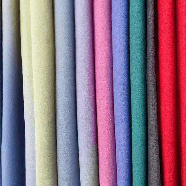 cotton fabric color swatches
